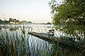 Seeoner See, Seeon-Seebruck, Chiemgau, Oberbayern, Bayern, Deutschland