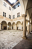 Palazzo Piccolomini, Pienza, Val d'Orcia, Provinz Siena, Toskana, Italien, UNESCO Welterbe