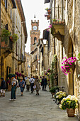 Pienza, Val d`Orcia, province of Siena, Tuscany, Italy, UNESCO World Heritage