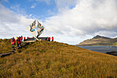 Memorial for castaways at Cape Horn, Cape Horn National Park, Cape Horn Island, Tierra del Fuego, Chile, South America