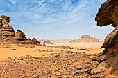 Akakus Gebirge, Libyen, Sahara, Afrika
