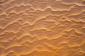 Wellenmuster, Strukturen in den Sanddünen der libysche Wüste, Sahara, Libyen, Nordafrika