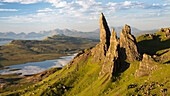 Rock pinnacles, Isle of Skye, Trotternish peninsula, Inner Hebrides, Highland, Scotland, United Kingdom