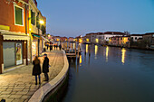 Murano, Insel der Glasbläser, Glaskunst, Canal Grande di Murano, Venedig, Italien