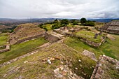 Montealban Archaeological Site, near Oaxaca City, Oaxaca, Mexico. Where Zapotecas come.