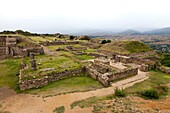 Montealban Archaeological Site, near Oaxaca City, Oaxaca, Mexico. Where Zapotecas come.