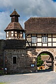 The picturesque Wuelmersen moated castle, Hesse, Germany, Europe