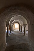 Inside the medieval monastery of Lippoldsberg, Hesse, Germany, Europe