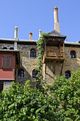 Greece, Chalkidiki, Mount Athos peninsula, listed as World Heritage, Dochiariou monastery.