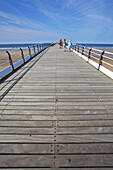 The Pier in Summer Saltburn by the Sea Redcar and Cleveland England.