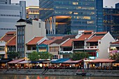 Boat Quay, Singapore.