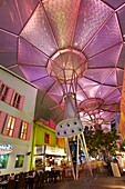 Clarke Quay at night, Singapore.