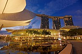 The Shoppes at Marina Bay Sands shopping mall, Singapore.