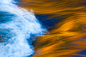 Vermont, Jamaica State Park, West River, Long Exposure Of Flowing River, Soft Focus.