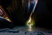 Caribbean, British Virgin Islands, Virgin Gorda, The Baths, The Crawl Sea Cave.