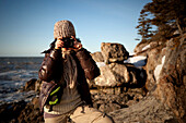 Woman Taking A Picture, Rimouski, Quebec