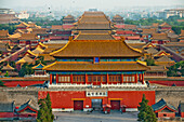 'Forbidden city from Jingshan Park; Beijing, China'