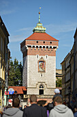 'St. Florian's Gate, Old Town Centre; Krakow, Poland'
