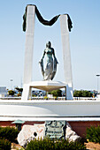 'The statue of Rocio Jurado; Chipiona, Andalucia, Spain'