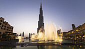 'Burj Khalifa at sunset; Dubai, United Arab Emirates'