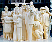 'The Illuminated Crowd sculpture; Montreal, Quebec, Canada'
