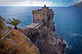 'Castle on the Amalfi Coast; Italy'