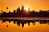 'Sunrise at Angkor Wat; Siem Reap, Siem Reap Province, Cambodia'