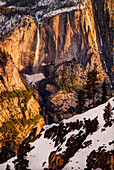 Yosemite Falls at sunrise