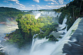 The massive Igauzu Falls that sits on the border of Argentina and Brazil.