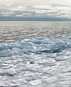 'Ice on Lake Superior; Grand Portage, Minnesota, United States of America'