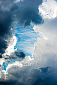 'Clouds over the Yukon River; Yukon, Canada'