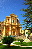 The Church of San Domenico, Noto, Sicily, Italy, Europe