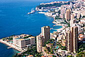 High angle view, Monaco, Cote d'Azur, Mediterranean, Europe