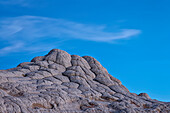 White sandstone eroded like a brain, White Pocket, Vermilion Cliffs National Monument, Arizona, United States of America, North America