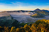 Mount Bromo volcanic crater at sunrise, Bromo Tengger Semeru National Park, Java, Indonesia, Southeast Asia, Asia
