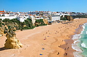 Fisherman beach, Albufeira, Algarve, Portugal, Europe