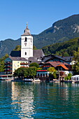 Parish Church, St. Wolfgang, Wolfgangsee lake, Flachgau, Salzburg, Upper Austria, Austria, Europe