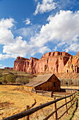 Historic Gifford Homestead Barn dating from 1908, Capitol Reef National Park, Utah, United States of America, North America