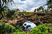 Ha'ateiho, big rock arch in Tongatapu, Tonga, South Pacific, Pacific