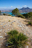 Barrier lakes Embalses Guadalhorce-Guadalteba, Sierra de las Nieves, Malaga Province, Andalusia, Spain, Europe