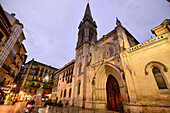 At the Cathedral, Bilbao, Basque country, North-Spain, Spain