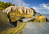 Granite rocks at Anse Source d'Argent, La Digue Island, Seychelles