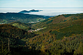 Panorama, Murgtal, Landkreis Rastatt, Schwarzwald, Baden-Württemberg, Deutschland