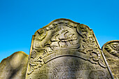 Seefahrer Grabstein, Friedhof, Nebel, Amrum, Nordfriesische Inseln, Nordfriesland, Schleswig-Holstein, Deutschland