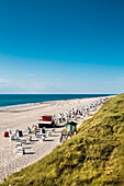 Beach and dunes, Wenningstedt, Sylt Island, North Frisian Islands, Schleswig-Holstein, Germany