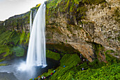 Seljalandsfoss waterfall. Iceland, Europe.