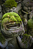 Stone staues at Otagi Nenbutsu ji Temple, Arashiyama Sagano area,Kyoto. Kansai, Japan.