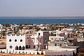 Tunisia, Jerba Island, Guellala, town view