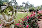 Florida, Sarasota, John and & Mable Ringling Museum of Art, estate, Mables Rose Garden, sculpture,