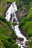 Wasserfall am Nufenenpass, Wallis, Schweiz